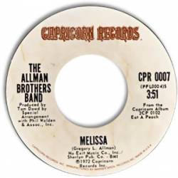The Allman Brothers Band : Melissa - Blue Sky